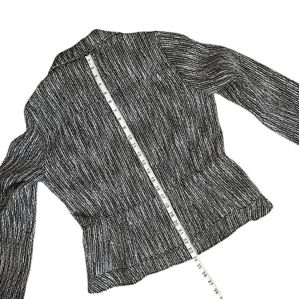 White House Black Market WHBM Womens M 8 10 Boucle Trucker Jacket Office NEW NWT - Picture 14 of 16